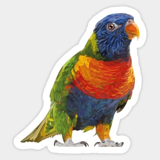 rainbow lori Sticker